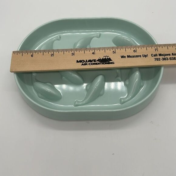 Anti-slip Fun Slow-feeding Plate Cat Bowl Pet Feeder Bowls Melamine Set of 2 - Picture 4 of 5